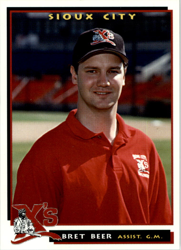 1996 Sioux City Explorers #27 Bret Beer AGM
