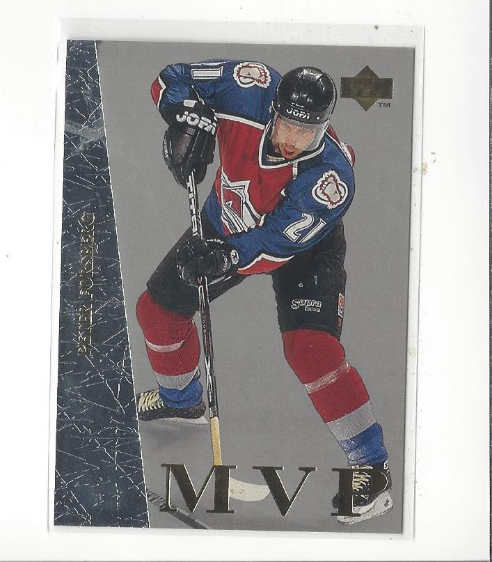 1996-97 Collector's Choice MVP #UD3 Peter Forsberg