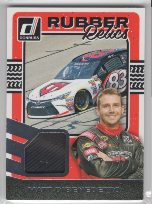 2017 Donruss Rubber Relics #36 Matt DiBenedetto - NM-MT