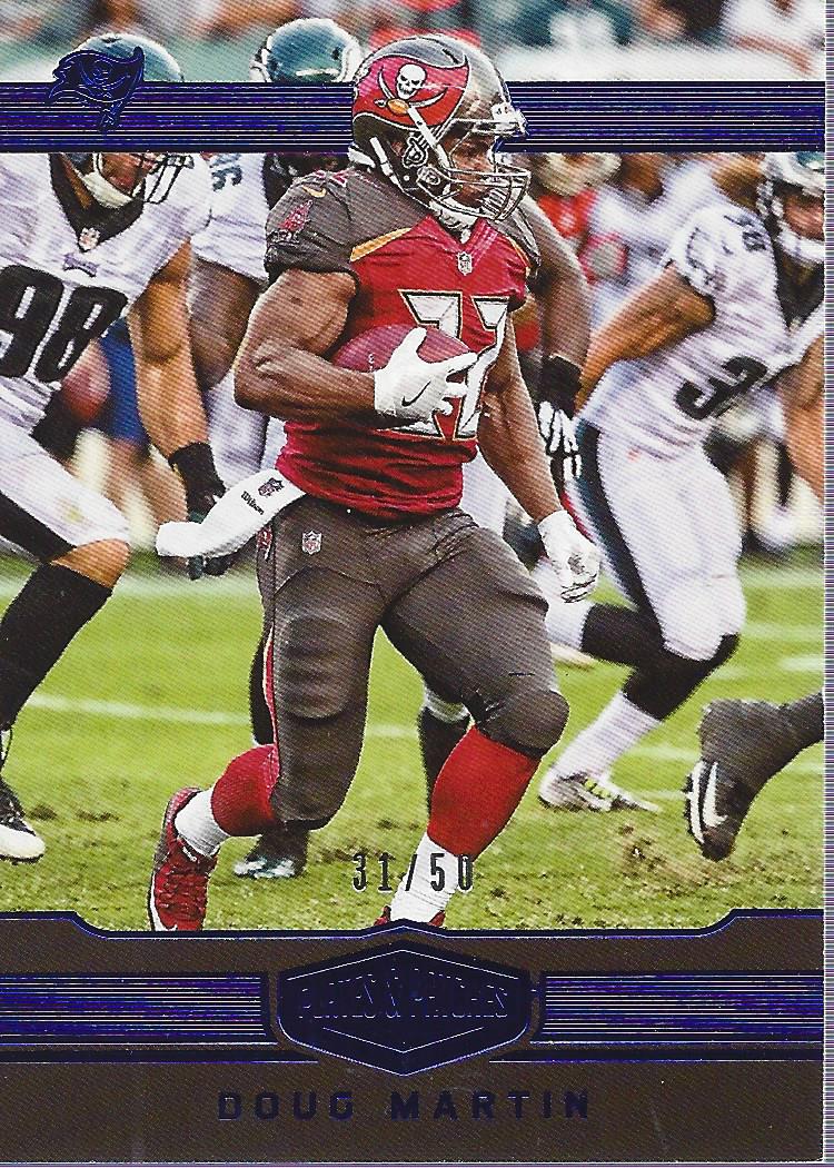 2016 Panini Plates and Patches Blue #93 Doug Martin