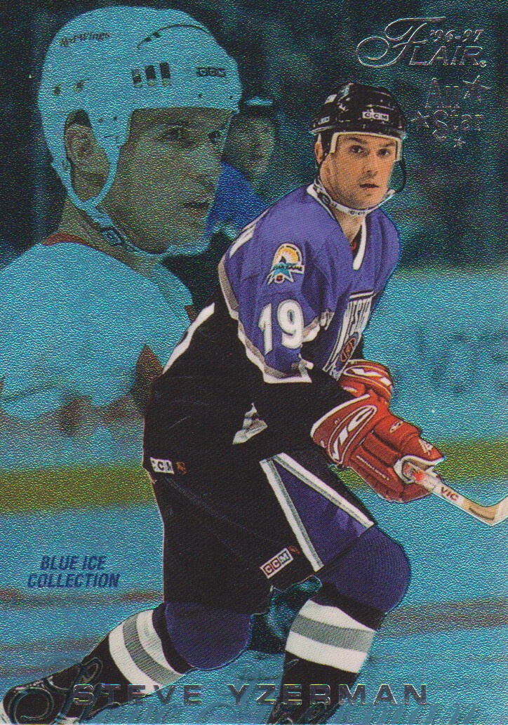 1996-97 Flair Blue Ice #B31 Steve Yzerman