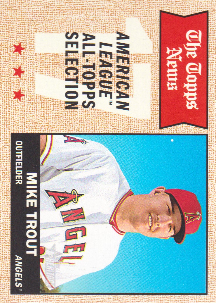2017 Topps Heritage #363 Mike Trout TNAS