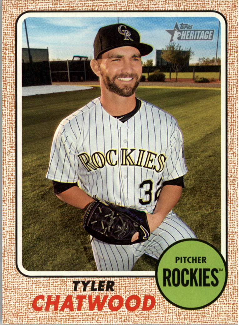 2017 Topps Heritage Gray Back #164 Tyler Chatwood