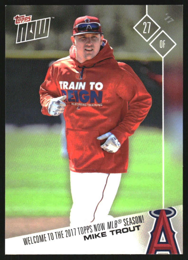 2017 Topps Now Mike Trout Promo Coupon #NNO Mike Trout