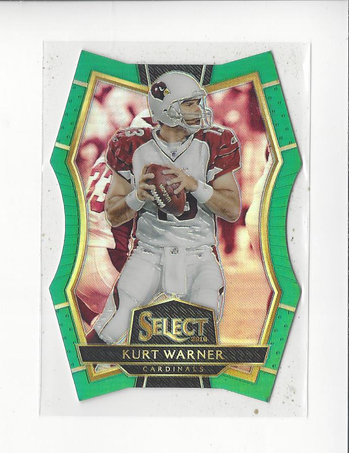 2016 Select Prizm Green #192 Kurt Warner