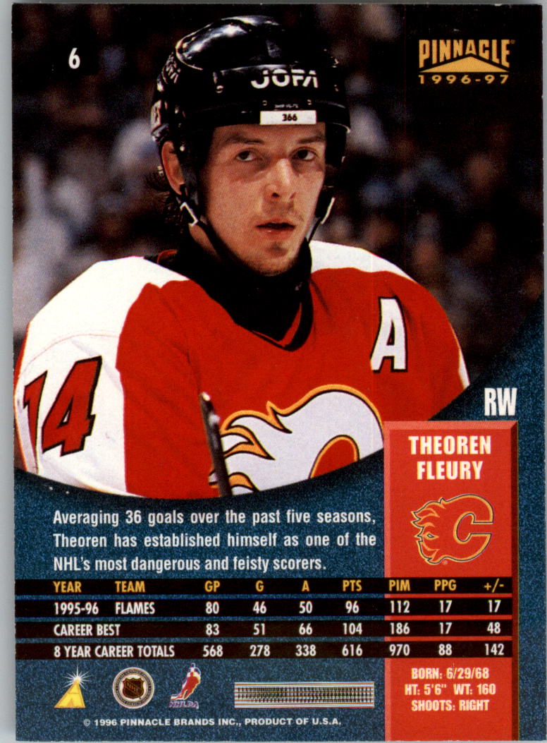 1996 97 Pinnacle Foil Hockey Card Pick EBay