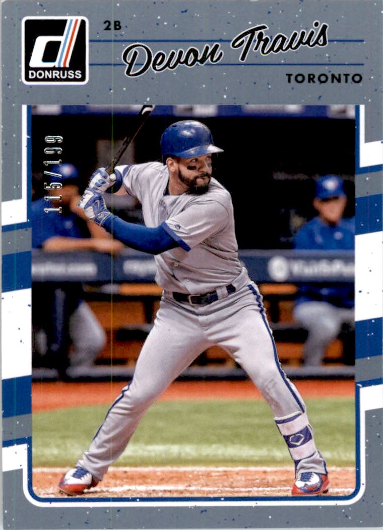 2017 Donruss Gray Border #168 Devon Travis