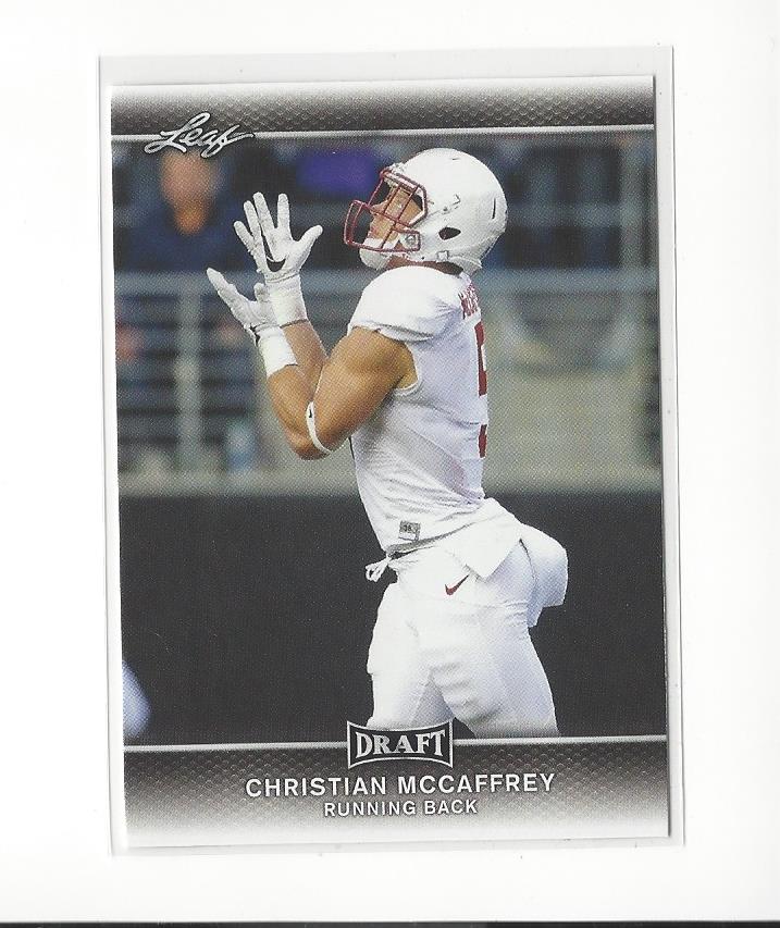 2017 Leaf Draft #12 Christian McCaffrey
