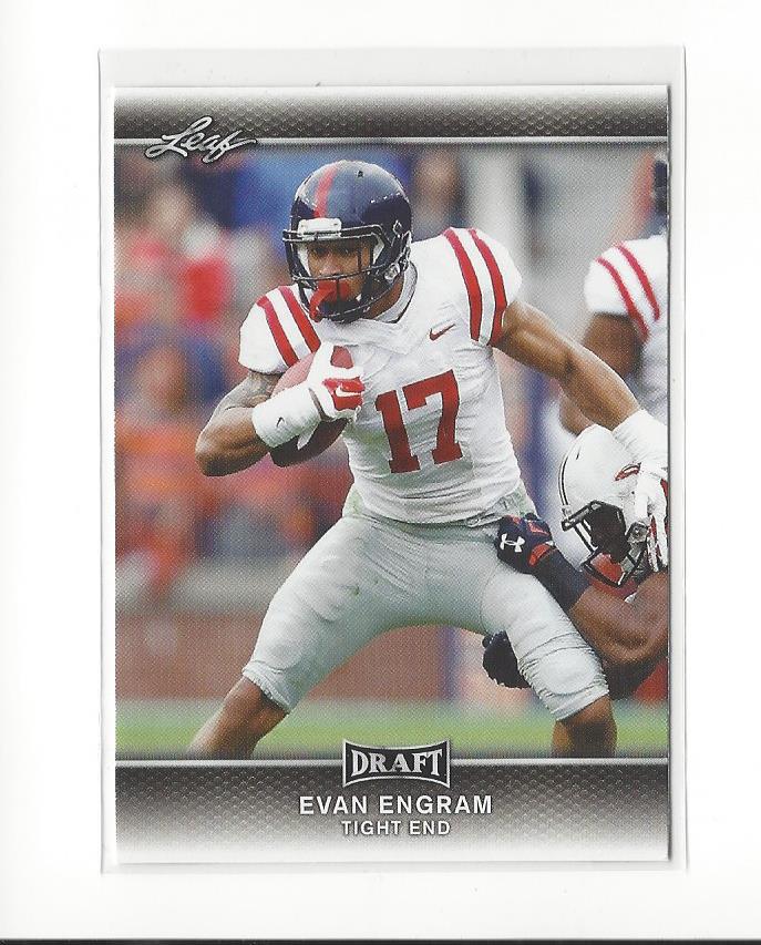 2017 Leaf Draft #29 Evan Engram