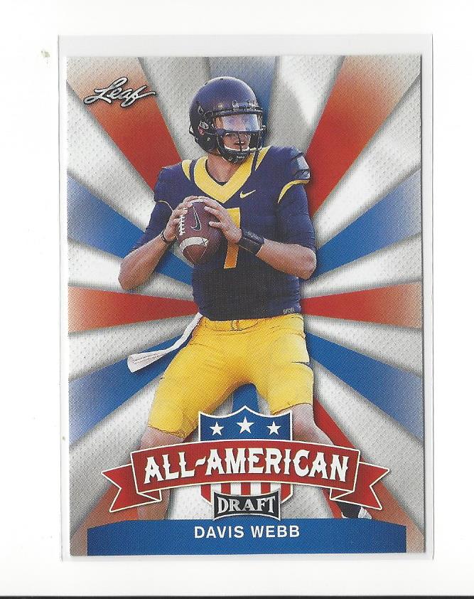 2017 Leaf Draft All American #AA08 Davis Webb