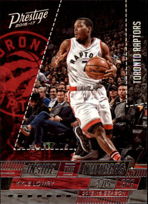 2016-17 Prestige Inside the Numbers #20 Kyle Lowry - NM-MT