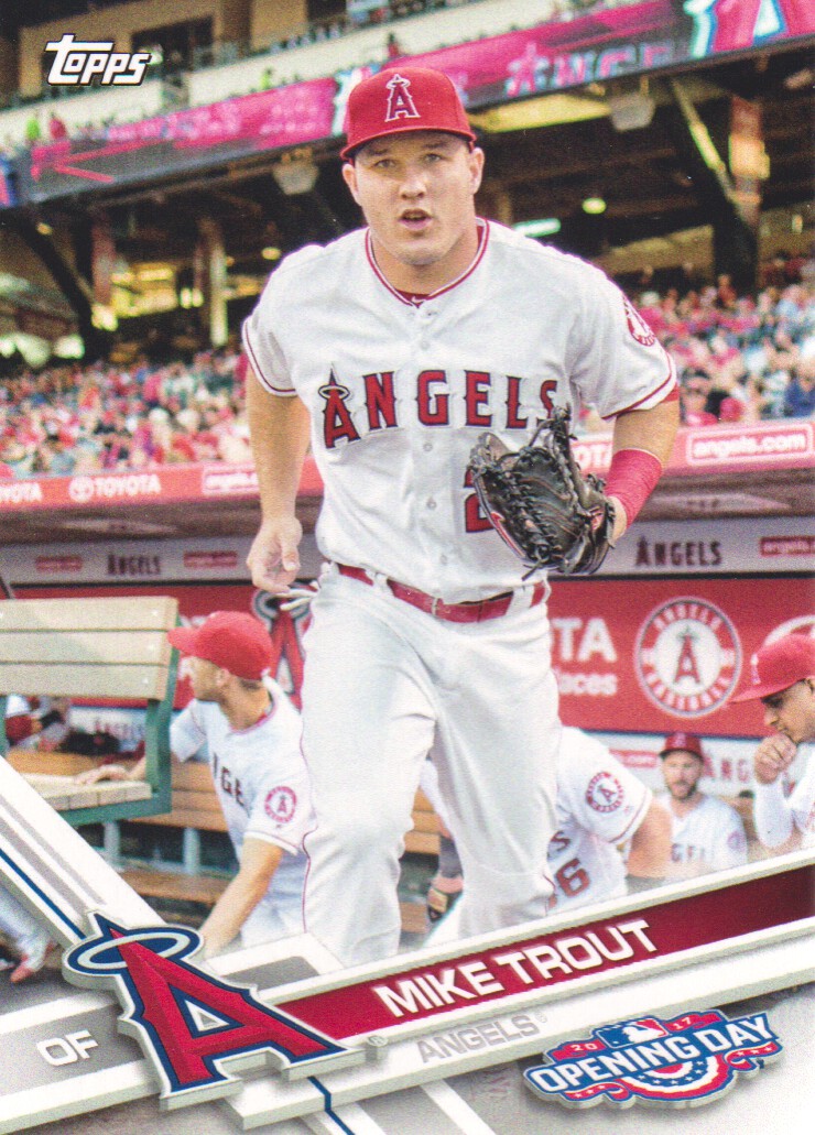 2017 Topps Opening Day #75A Mike Trout