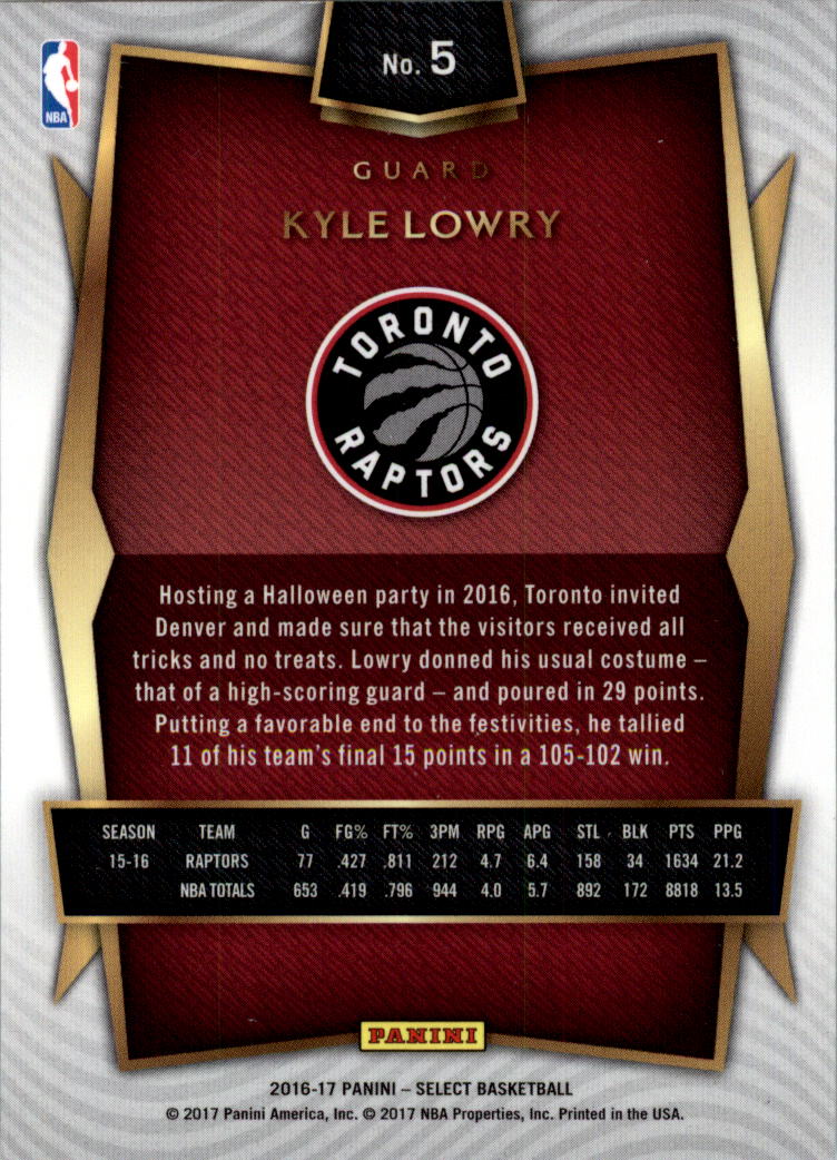 2016-17 Select Basketball Card Pick (Base) - Picture 8 of 333