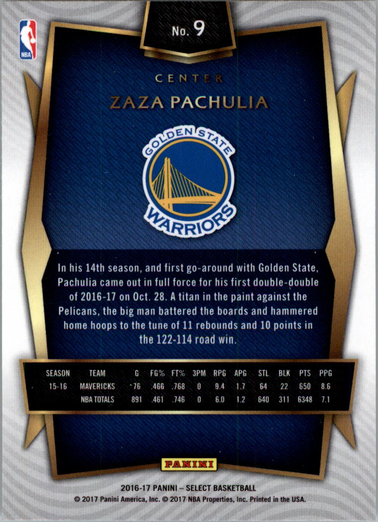 2016-17 Select Basketball Card Pick (Base) - Picture 16 of 333