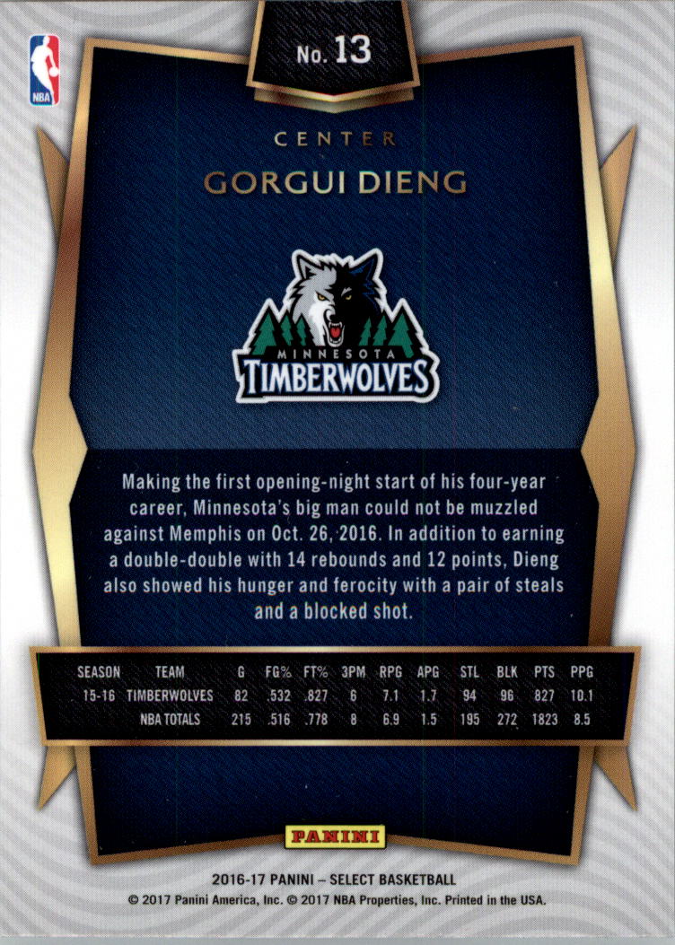 2016-17 Select Basketball Card Pick (Base) - Picture 23 of 333