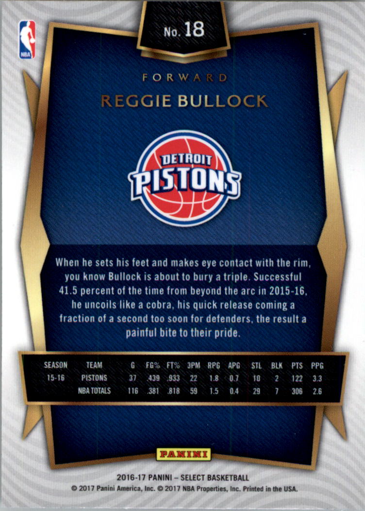 2016-17 Select Basketball Card Pick (Base) - Picture 33 of 333