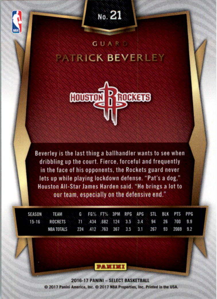2016-17 Select Basketball Card Pick (Base) - Picture 39 of 333