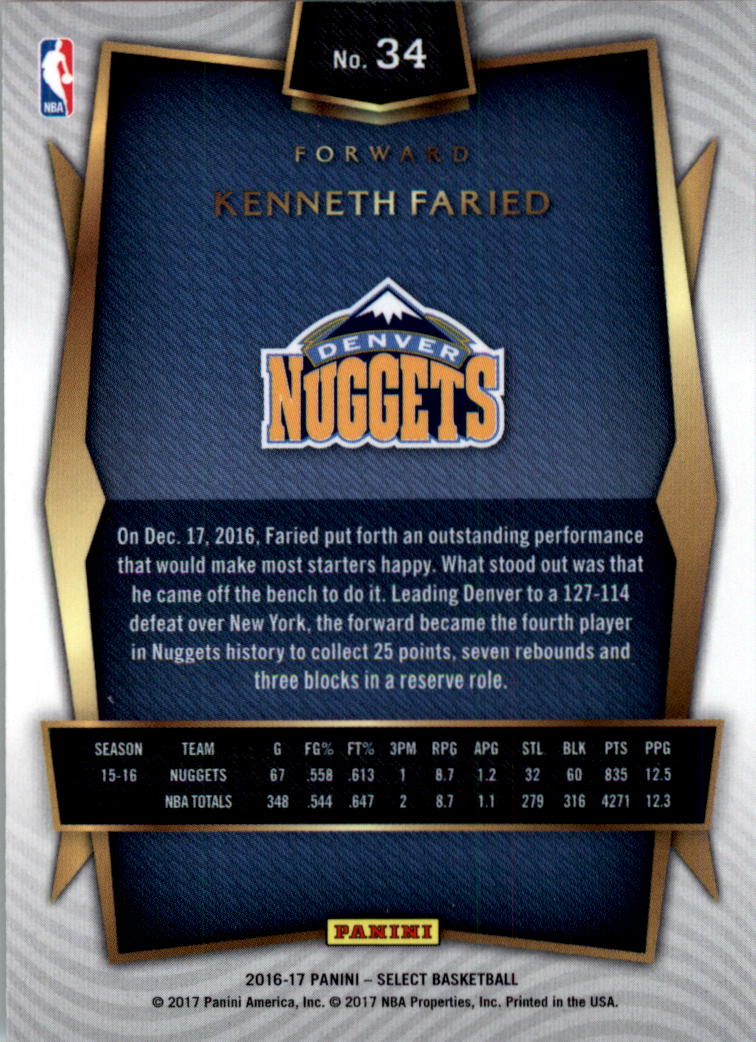 2016-17 Select Basketball Card Pick (Base) - Picture 61 of 333
