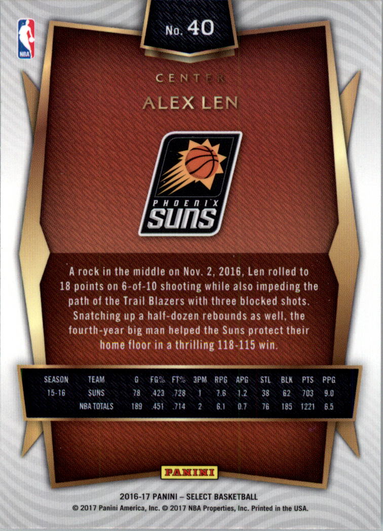 2016-17 Select Basketball Card Pick (Base) - Picture 73 of 333