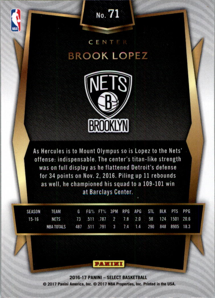 2016-17 Select Basketball Card Pick (Base) - Picture 131 of 333