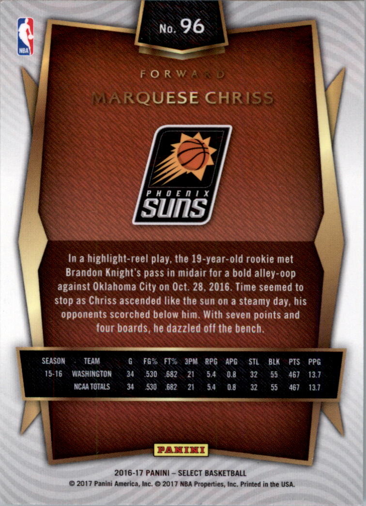 2016-17 Select Basketball Card Pick (Base) - Picture 176 of 333