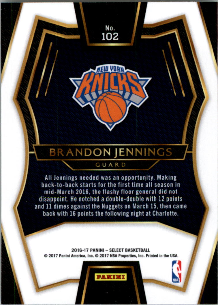 2016-17 Select Basketball Card Pick (Base) - Picture 186 of 333
