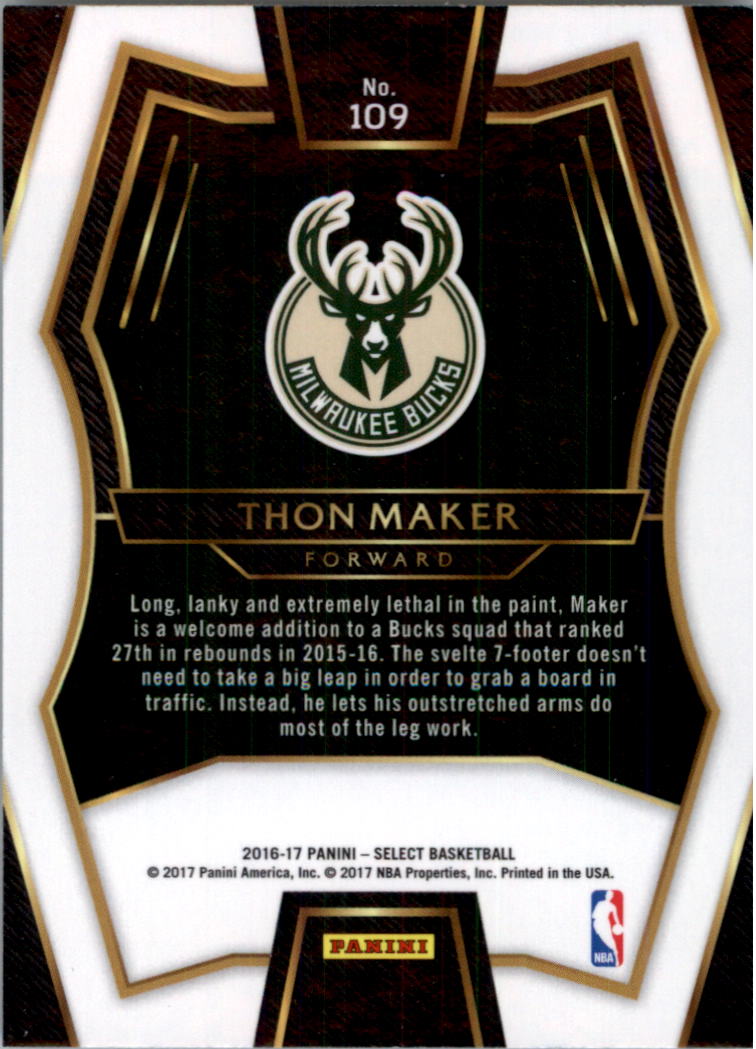 2016-17 Select Basketball Card Pick (Base) - Picture 199 of 333