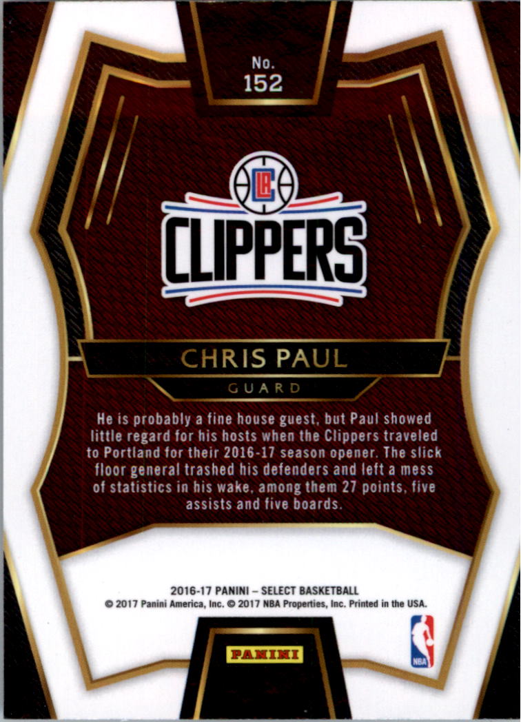 2016-17 Select Basketball Card Pick (Base) - Picture 255 of 333
