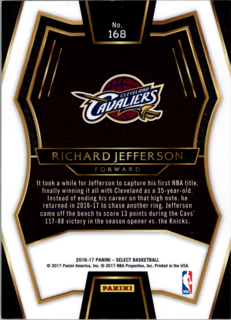 2016-17 Select Basketball Card Pick (Base) - Picture 277 of 333