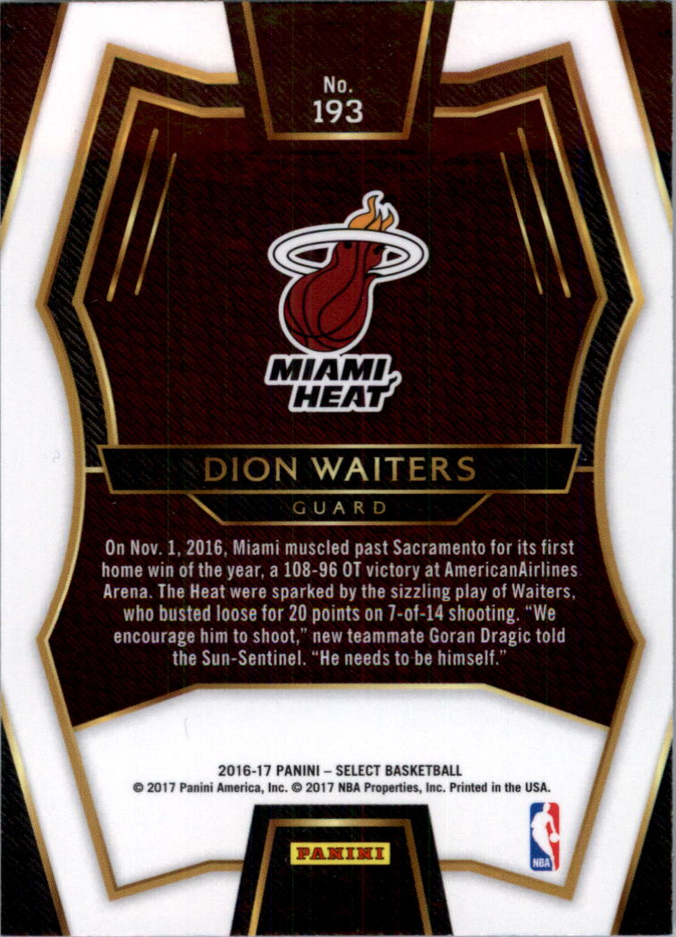 2016-17 Select Basketball Card Pick (Base) - Picture 307 of 333