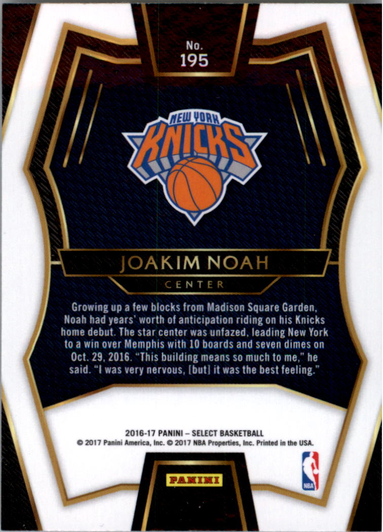 2016-17 Select Basketball Card Pick (Base) - Picture 309 of 333