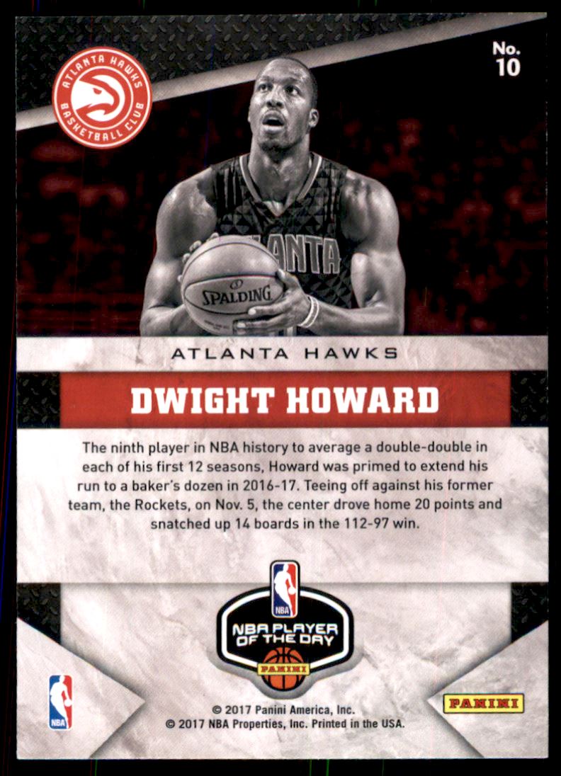 2017 Panini Player of the Day #10 Dwight Howard