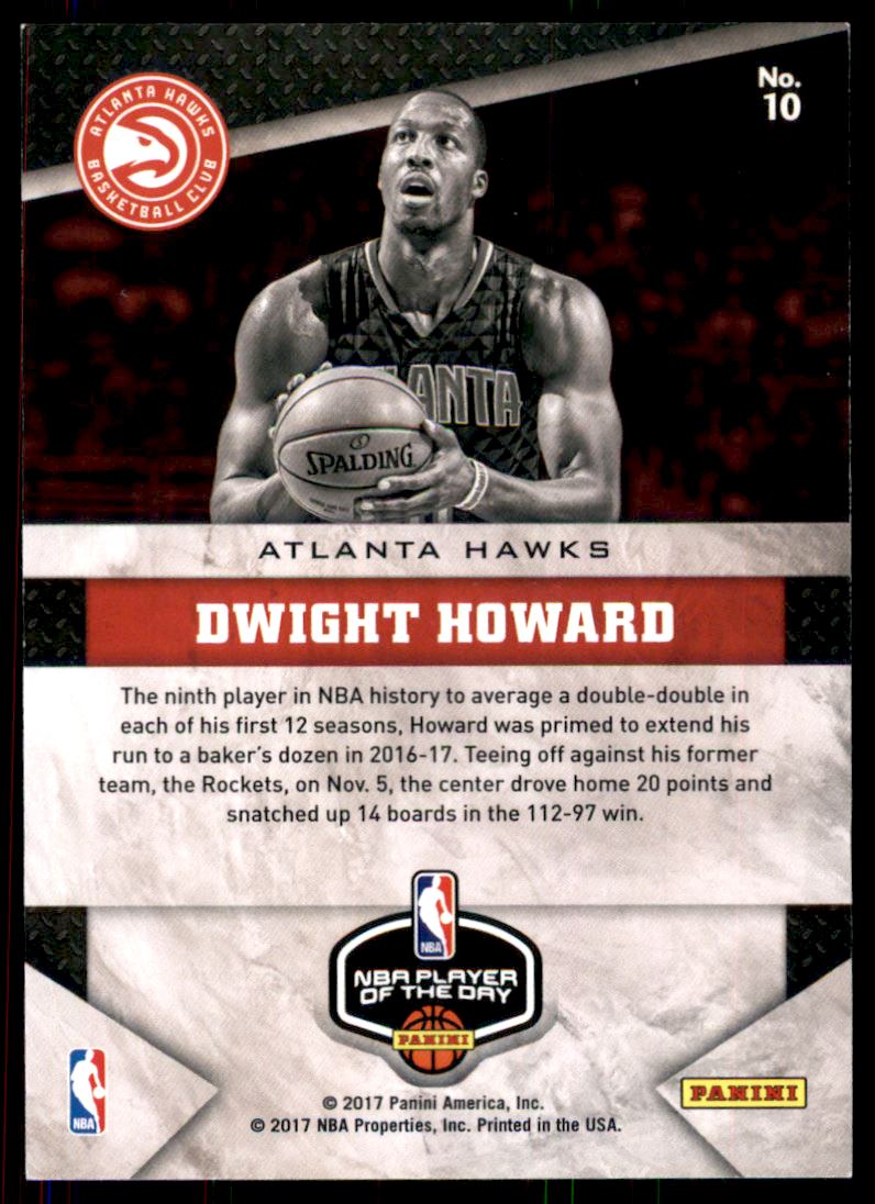 2017 Panini Player of the Day Escher Square Prizms #10 Dwight Howard/150