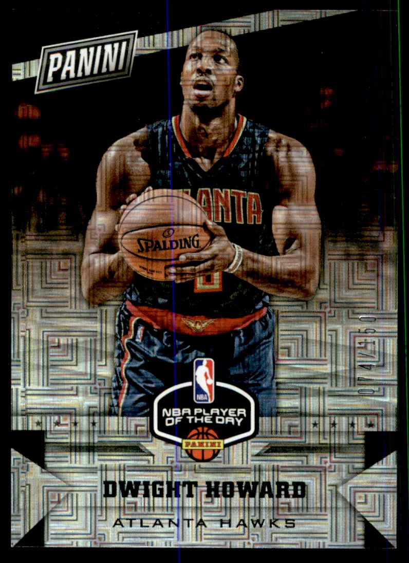 2017 Panini Player of the Day Escher Square Prizms #10 Dwight Howard/150