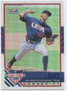 2017 USA Baseball Stars and Stripes Longevity Sapphire #17 Alex Lange