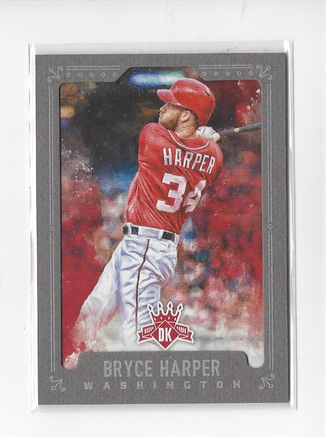 2017 Diamond Kings Framed Grey #89 Bryce Harper