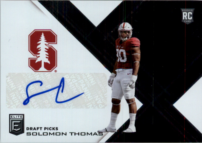 2017 Elite Draft Picks Draft Picks Autographs #126 Solomon Thomas