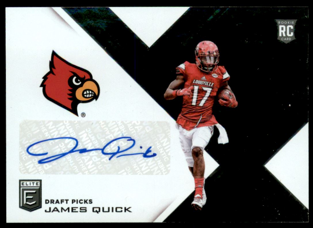 2017 Elite Draft Picks Draft Picks Autographs #171 James Quick