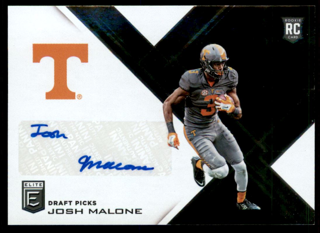 2017 Elite Draft Picks Draft Picks Autographs #252 Josh Malone