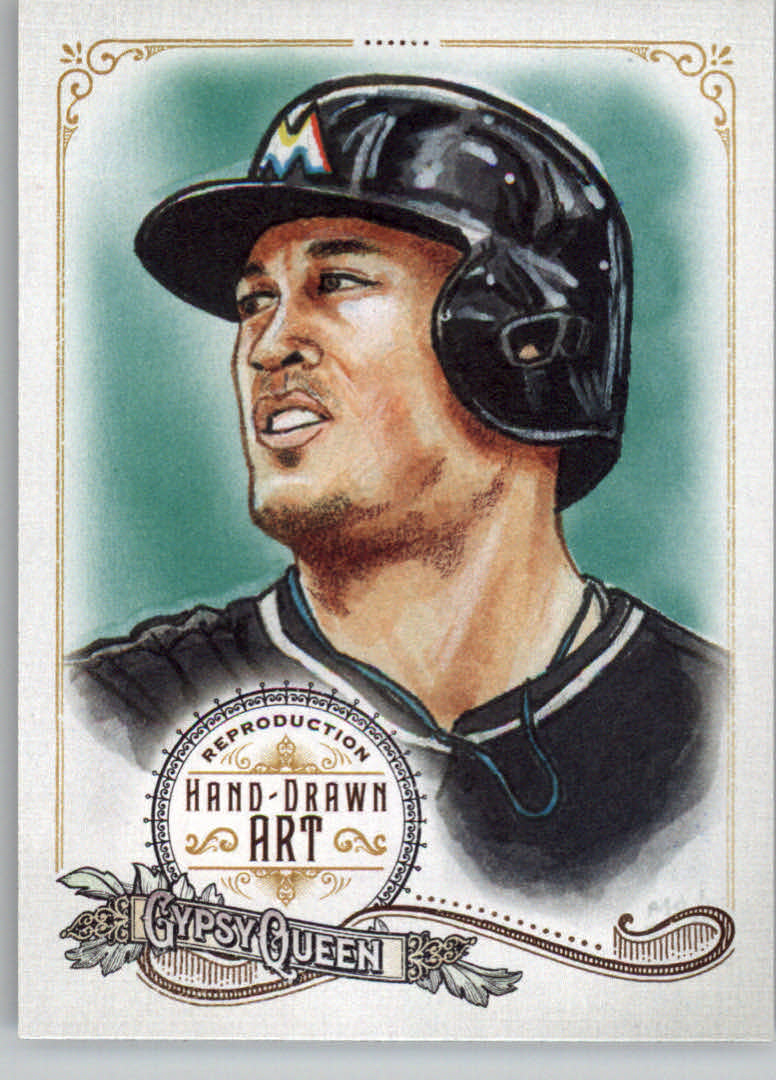 2017 Topps Gypsy Queen Hand Drawn Art Reproductions #GQARGS1 Giancarlo Stanton