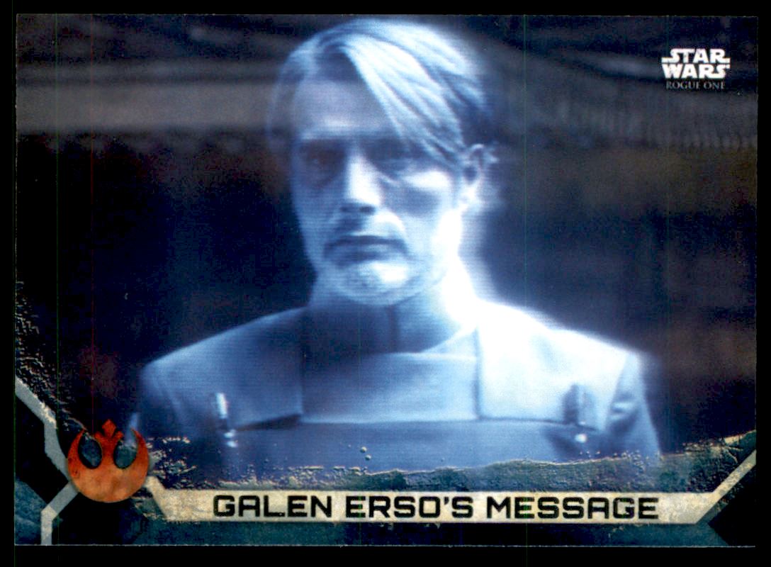 2017 Topps Star Wars Rogue One Series Two Blue Squadron #22 Galen Erso ...