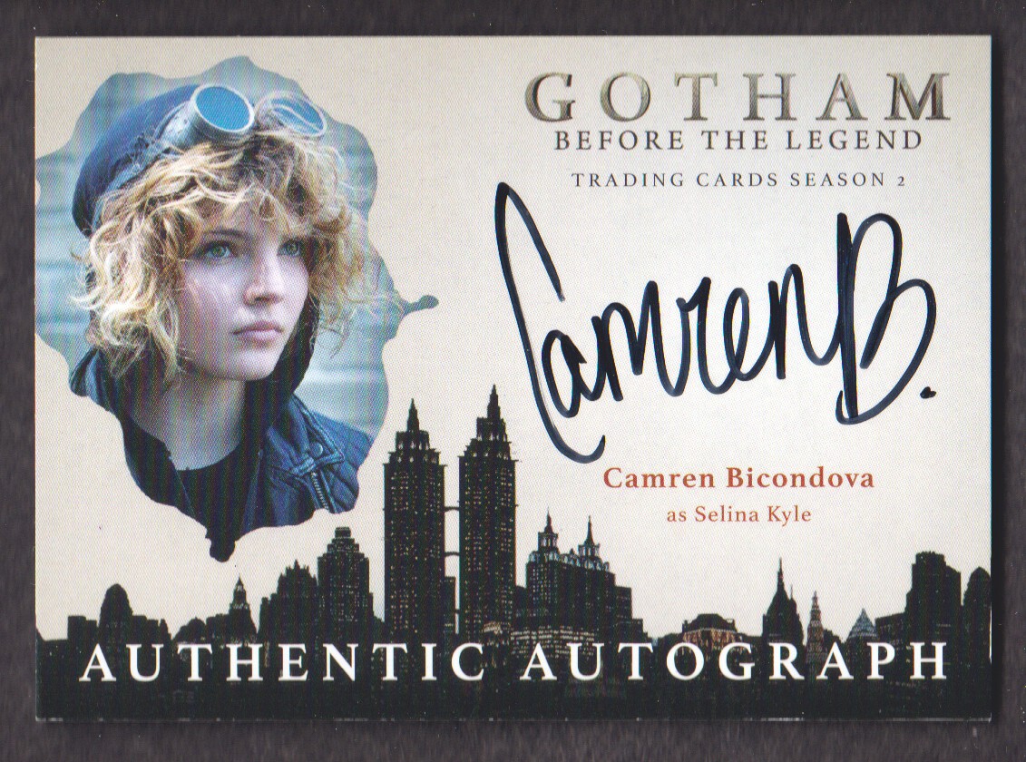 2017 Cryptozoic Gotham Season Two Autographs #CB Camren Bicondova as Selina Kyle