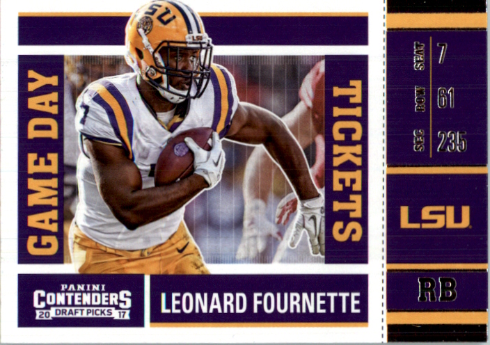 2017 Panini Contenders Draft Picks Game Day Tickets #2 Leonard Fournette