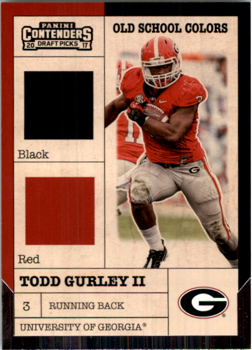 2017 Panini Contenders Draft Picks Old School Colors #10 Todd Gurley II