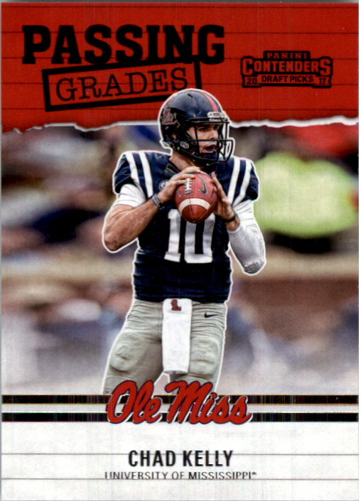 2017 Panini Contenders Draft Picks Passing Grades #4 Chad Kelly