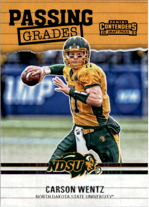 2017 Panini Contenders Draft Picks Passing Grades #6 Carson Wentz