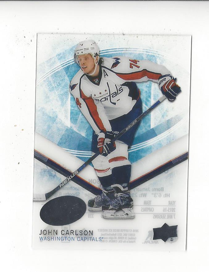 2016-17 Upper Deck Ice #67 John Carlson