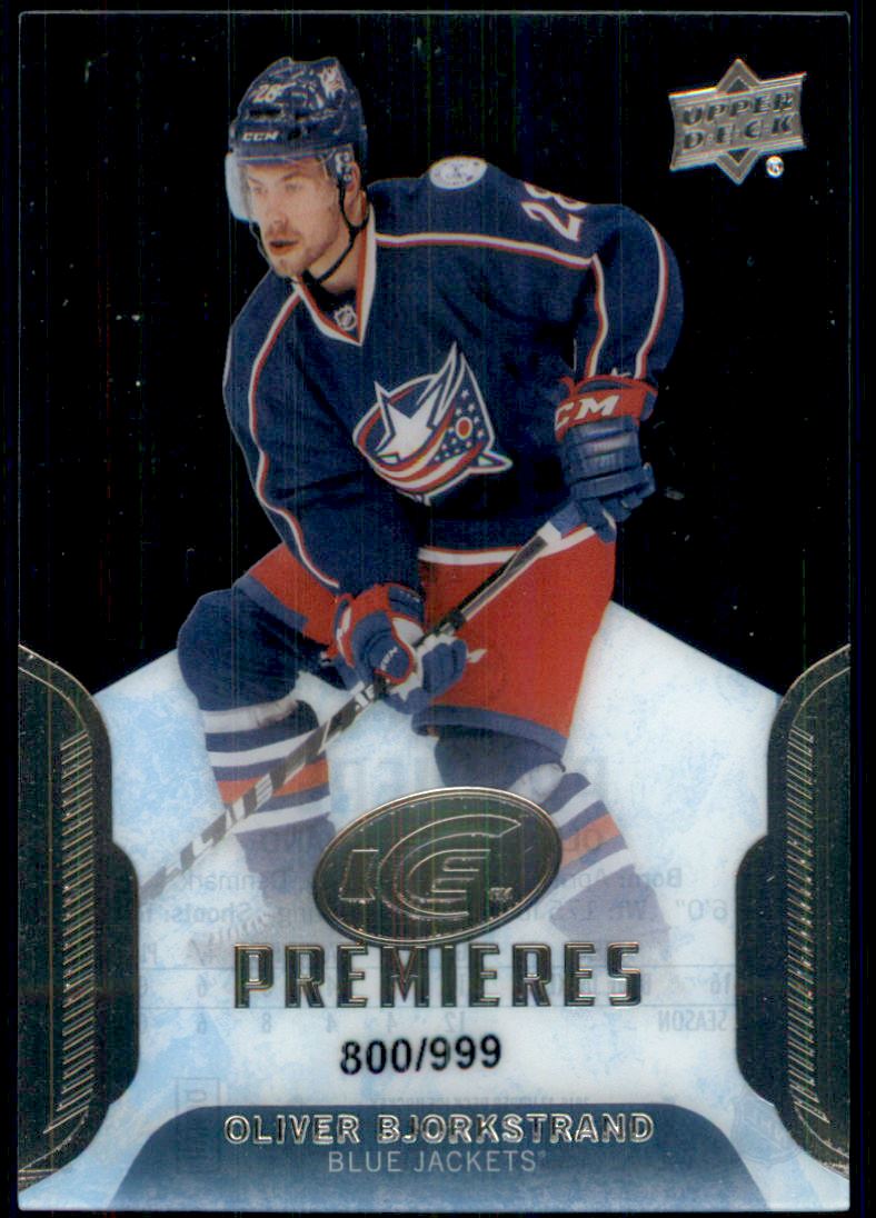 2016-17 Upper Deck Ice #161 Oliver Bjorkstrand RC