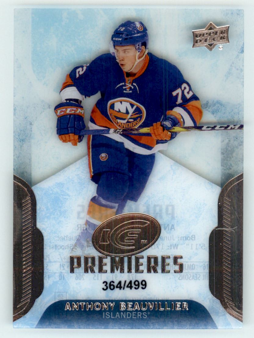 2016-17 Upper Deck Ice #174 Anthony Beauvillier RC