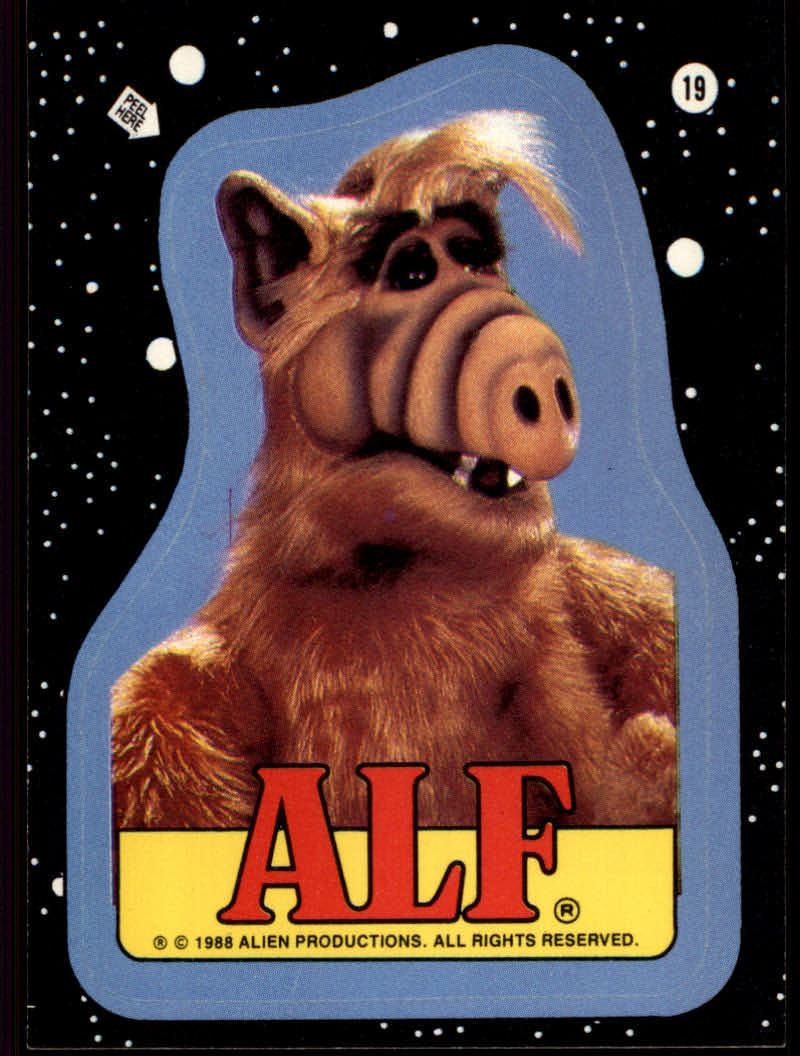 Tarjetas insertadas "pegatinas" ALF (1987-88 Topps) - Imagen 20 de 41